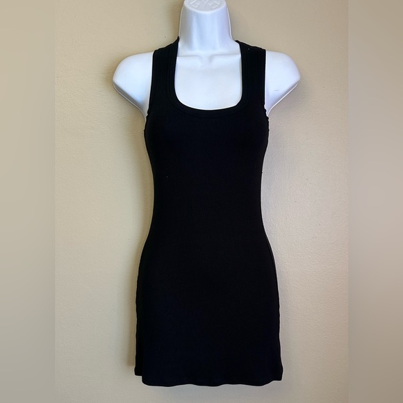 Intimissimi Black Ribbed Dress - Picture 1 of 5